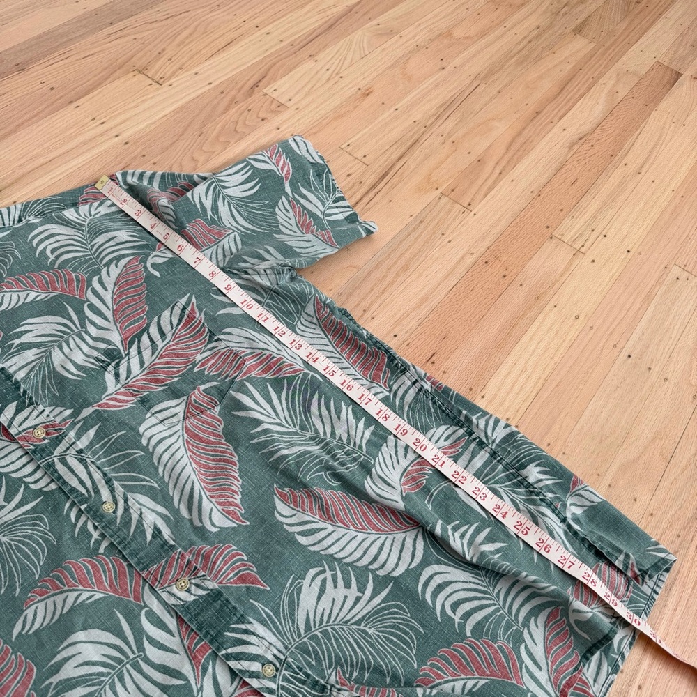 Reyn Spooner Aloha Shirt Palm Tree Leaf Tropical Short Sleeve Button Men’s XXL - Picture 11 of 11